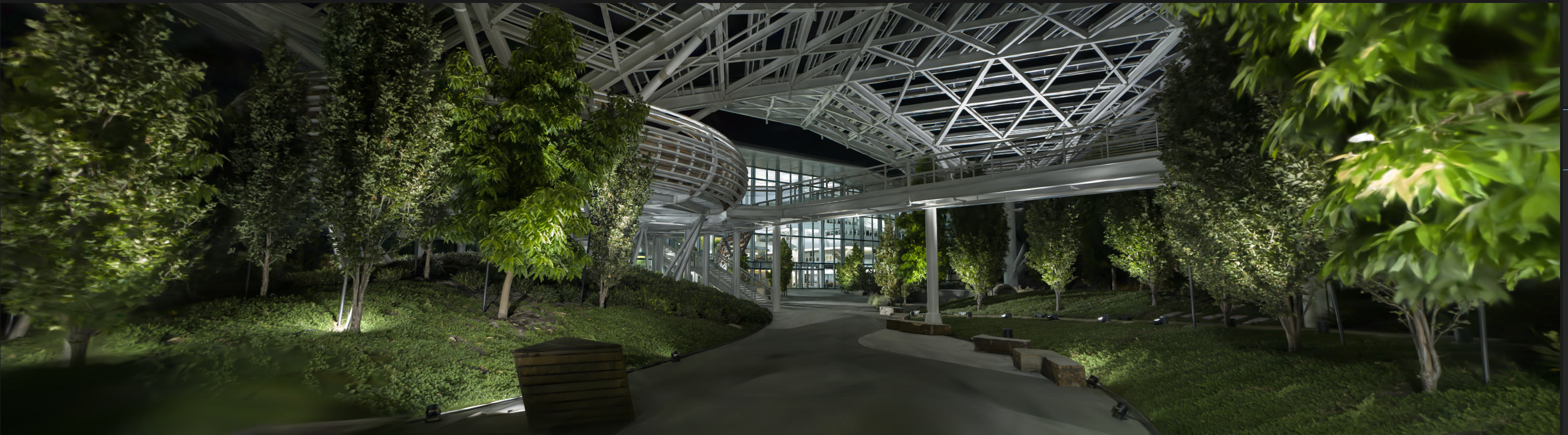 Radiance fields campus environment used in Jensen Huang's CES keynote